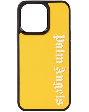 Palm Angels Logo Iphone 13 Pro Phone Case - Yellow