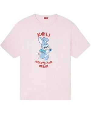 KENZO Cartoon' T-Shirt - Pink