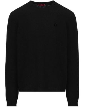 Valentino Roman Stud Knitted Jumper - Black