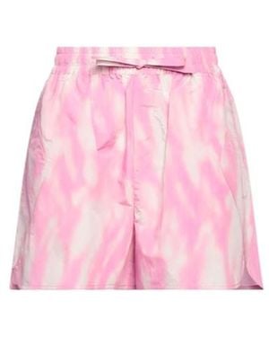 Ganni Elastic Waistband Shorts - Pink