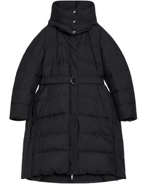 Sportmax Belted High Neck Jacket - Black