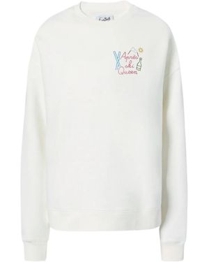MC2 Saint Barth Detail-Embroidered Sweatshirt - White