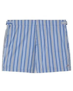 Loro Piana Striped Swimming Trunks - Blue