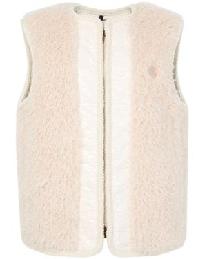 Moncler Logo Vest - Natural