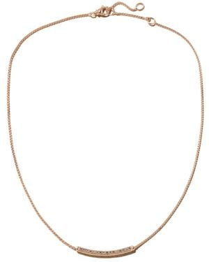 David Yurman 18K Rose Necklace - Metallic