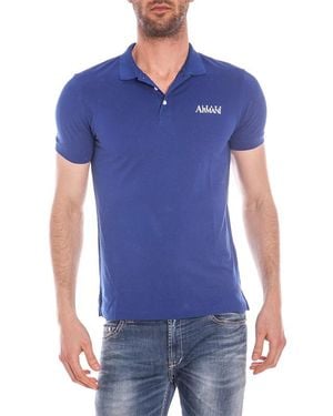 Armani Jeans Short-Sleeved Polo Shirt - Blue