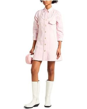 Ganni Short Dress - Pink