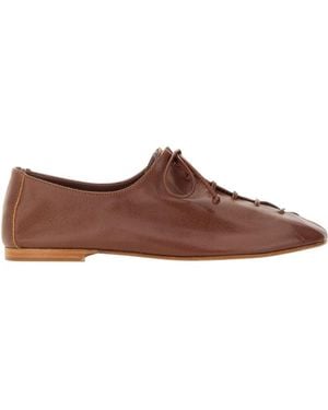 Hereu Artisan Lace-Up Sandals - Brown