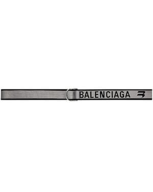 Balenciaga D Ring Belt - White