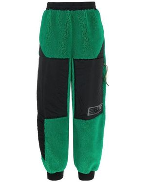 Stella McCartney Kara Faux-Shearling Pants - Green