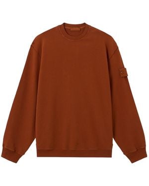 Stone Island Comfort-Fit Crewneck Sweatshirt - Brown