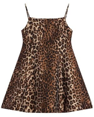 Givenchy Sliced Mini Dress - Brown