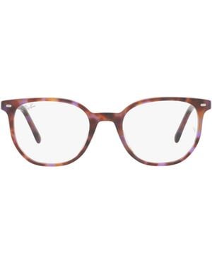 Ray-Ban Elliot Square Frame Glasses - Metallic