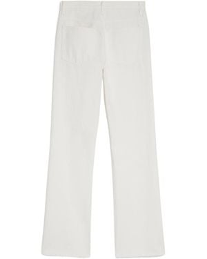 Jil Sander Flared Denim Pants - White
