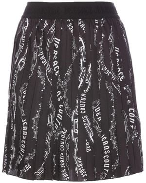 Versace Jeans Couture Couture Chain Print Skirt - Black