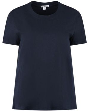 James Perse Crew Neck Short-Sleeved T-Shirt - Blue