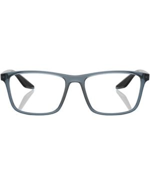 Prada Linea Rossa Prada Eyewear Square Frame Glasses - Metallic