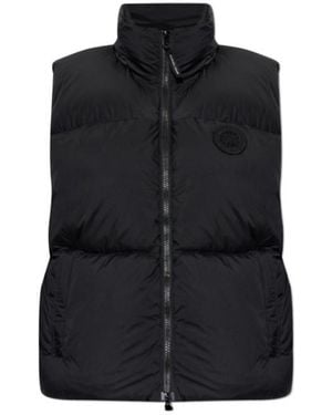 Canada Goose Zippered Down Vest - Black