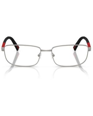 Prada Linea Rossa Prada Eyewear Linea Rossa Square Frame Glasses - Natural