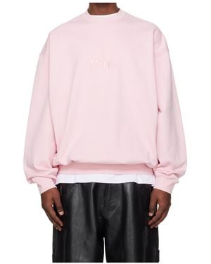 Vetements Paris Embroidered Sweatshirt - Pink