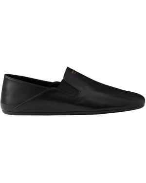Prada Leather Loafers - Black