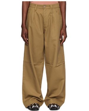 Simone Rocha Wide-Leg Pants - Natural