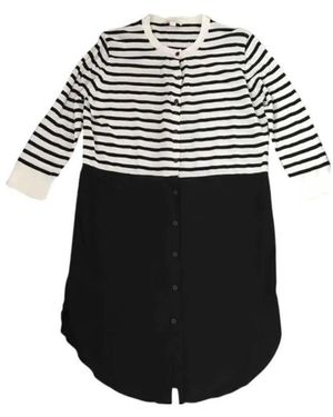 Burberry Striped Dress - Black