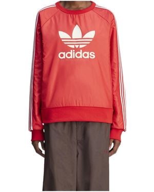 Adidas by Wales Bonner X Wales Bonner Trefoil Logo Sweatshirt - Red