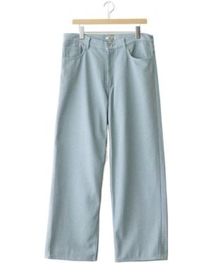 AURALEE Straight Leg Jeans - Blue