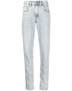Brunello Cucinelli Roll-Cuff Mid-Rise Jeans - Blue