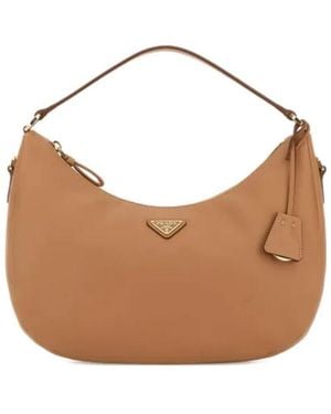 Prada Zippered Handbag - Brown