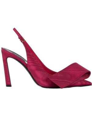 Givenchy Twisted Ribbon Slingbacks Pumps - Pink