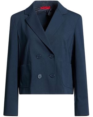 MAX&Co. Double-Breasted Blazer - Blue
