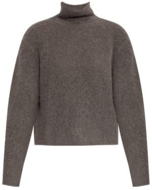 Woolrich Logo-Plaque Jumper - Grey