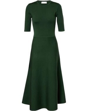 Gabriela Hearst Round Neck Dress - Green