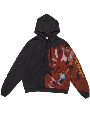 Ambush Graphic-Printed Drawstring Hoodie - Multicolour