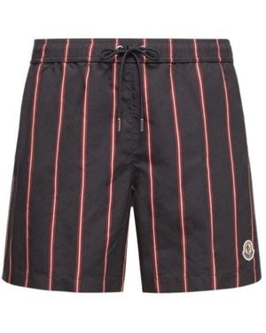 Moncler Striped Swim Shorts - Grey