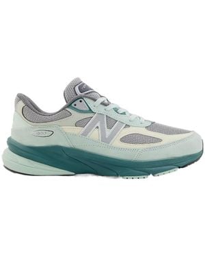 New Balance 990V6 Panelled Trainers - Green