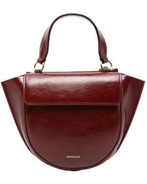 Wandler Leather Tote Bag - Red