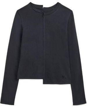 Y-3 Fitted Long-Sleeve T-Shirt - Black