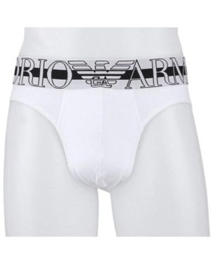 Emporio Armani Elastic Waist Underwear - White