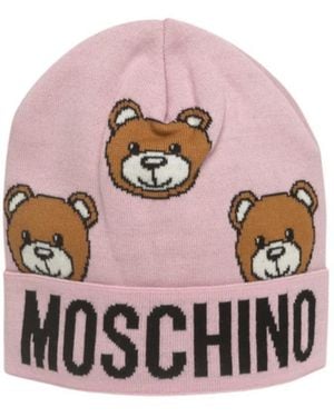 Moschino Logo Hat - Pink