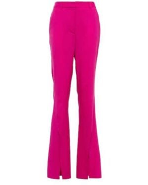 GIUSEPPE DI MORABITO Belt Loop Casual Trousers - Pink
