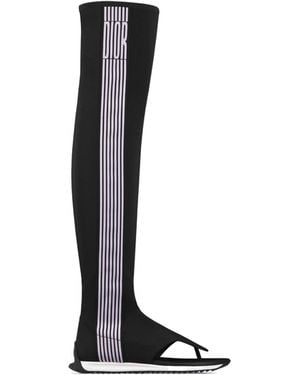 Dior Optical-D Thong Thigh Boot - Black