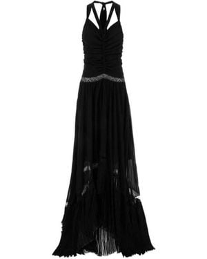 Blumarine Georg Lace Maxi Dress - Black