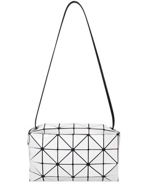 Issey Miyake Geometric-Panelled Shoulder Bag - White