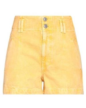 Isabel Marant Denim Shorts - Yellow