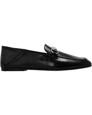 Gucci Polished Leather Loafer - Black