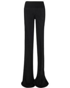 Rick Owens Flared Leg Pants - Black