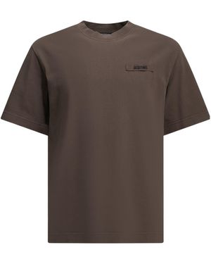 Jacquemus Short-Sleeved T-Shirt - Gray